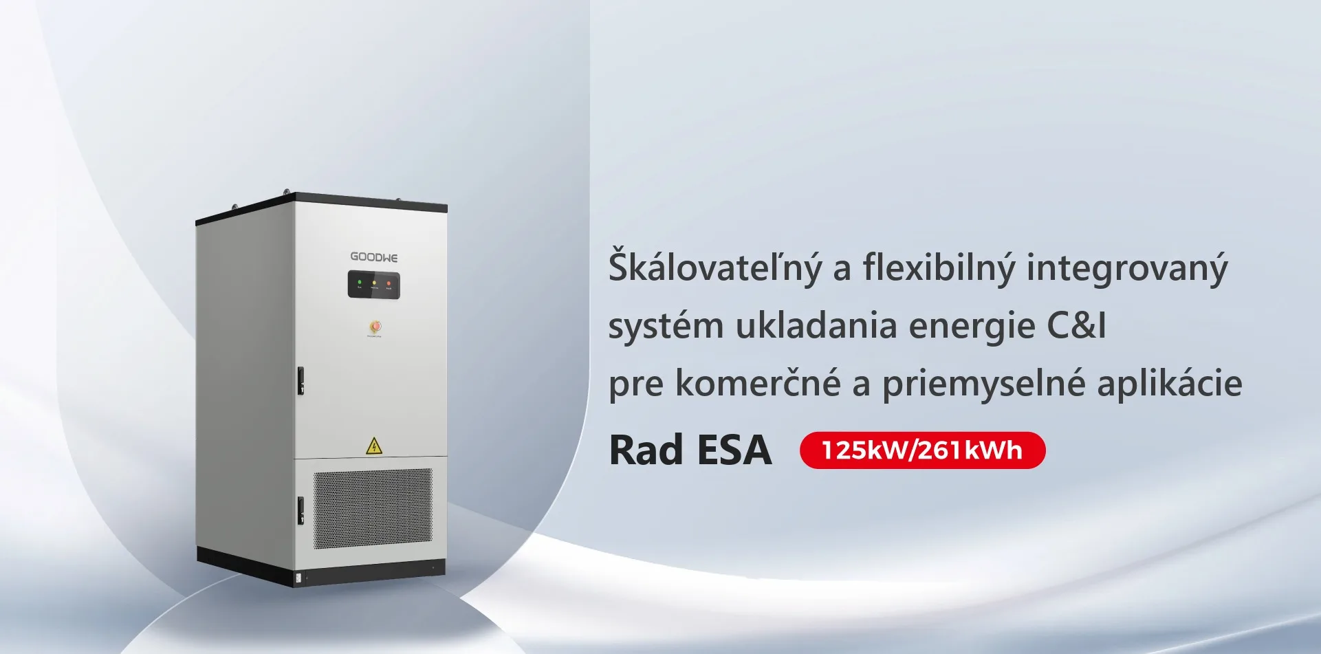 GoodWe rad ESA 125 kW / 261 kWh GoodWe ESA 125 kW / 261 kWh batériové úložisko C&I